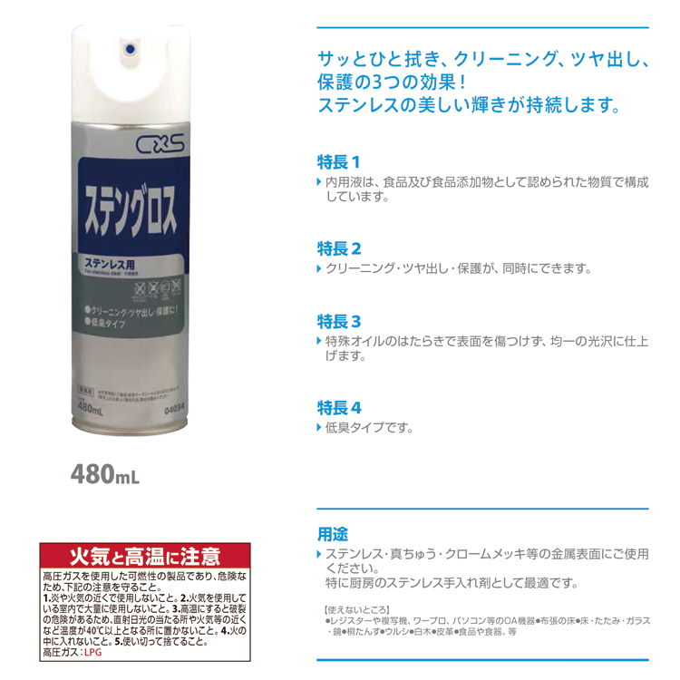 洗剤 ステングロス 480ml