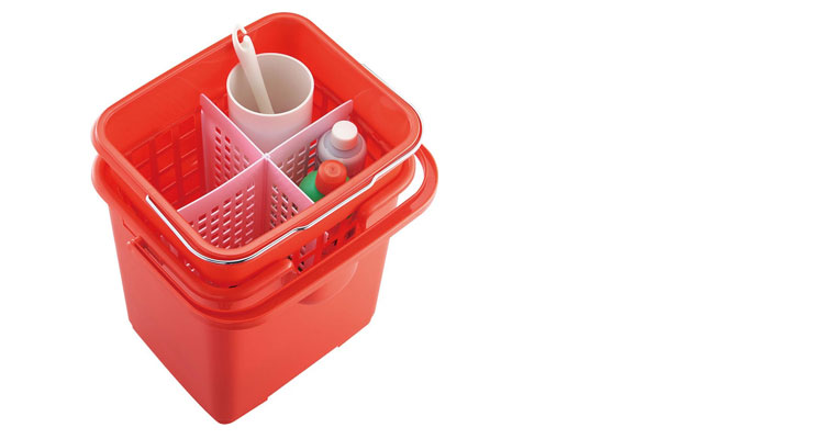 バケツ仕切　コンドル　小物入れケース丸型