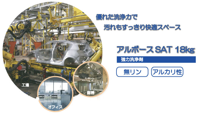 洗剤 アルボースSATⅡ 18kg