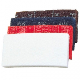 スコッチ・ブライト ハンドパッド 茶/青/赤/白