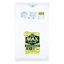 【90L】ゴミ袋 業務用MAX S-95 0.030mm 半透明 10枚×30冊入