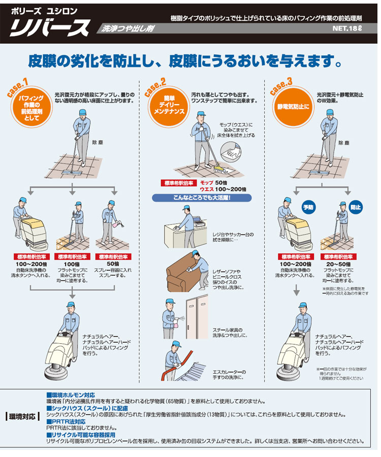 洗剤 ユシロン リバース