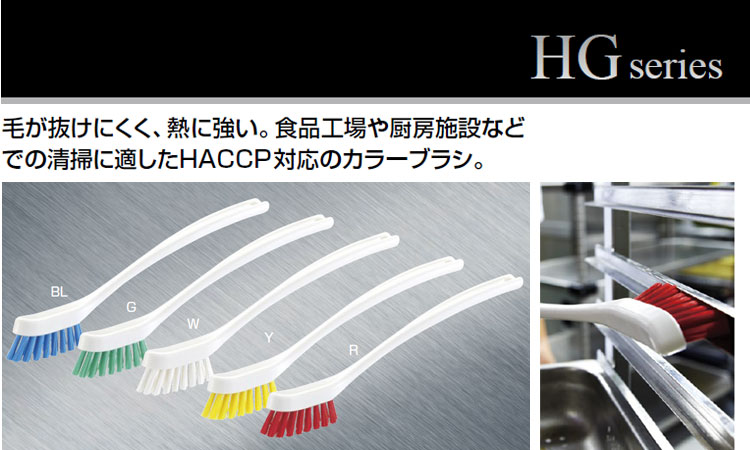 ブラシ　HGスリムブラシ柄付き