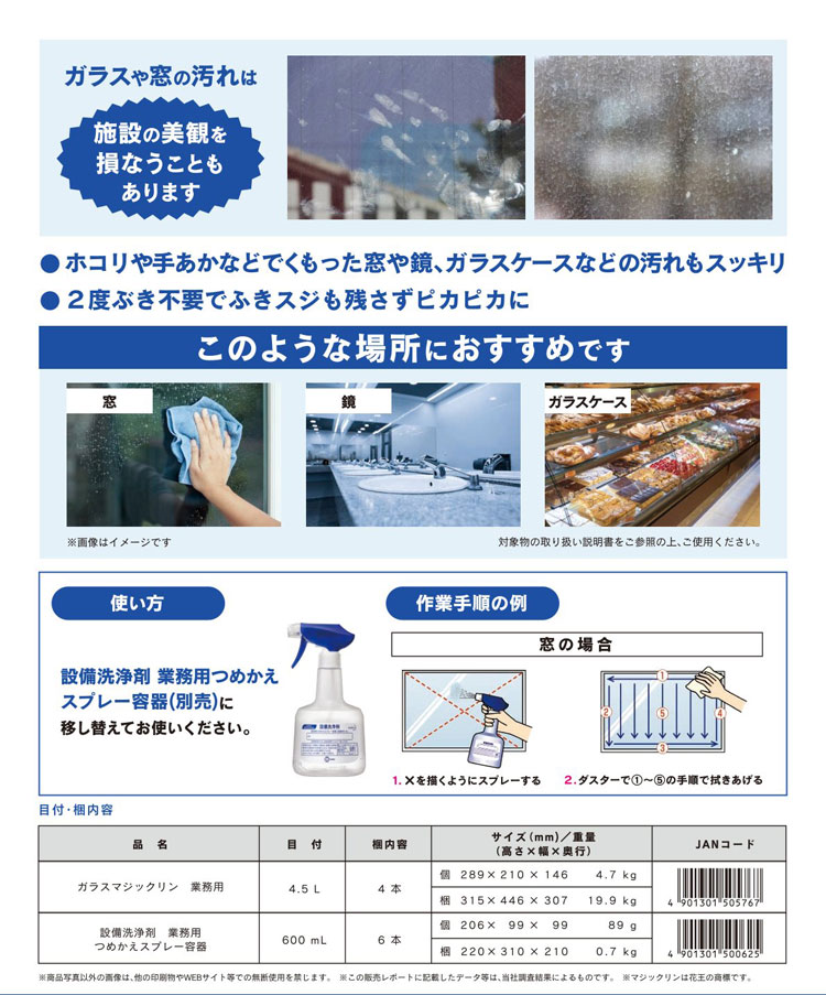 ガラスマジックリン　4.5L