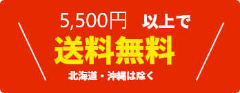 5,500円以上で送料無料